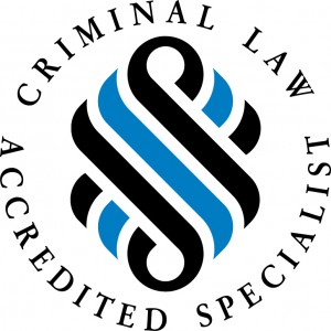 Criminal Law Accredited Specialist logo